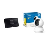 Ensemble routeur WiFi Mobile TP-Link M7350 4G LTE avec caméra de Surveillance IP WiFi TP-Link Tapo C200, résolution 1080p