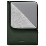 Woolnut Leather Folio -skyddsfodral för 16" MacBook Pro, grön