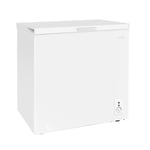 Baridi Chest Freezer 142L Capacity Garage Safe Adjustable Thermostat White DH120