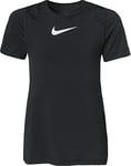 Nike Kids Pro Short-sleeve Top - Black/White, Large