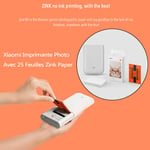 Xiaomi Imprimante Photo Portable, Imprimante Équipée de la Technologie d¿Impression sans Encre Zink,