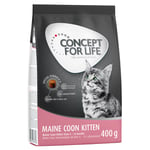 400g Concept for Life -kissanruokaa erikoishintaan! - Maine Coon Kitten