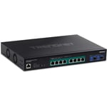 TRENDNET - ACCESSORIES 10-Port 2.5G Web Smart POE+ Switch with 10G SFP+ Slots