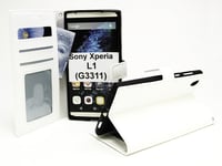 Crazy Horse Wallet Sony Xperia L1 (G3311) (Vit)