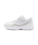 Puma Womens Cilia Lux Training Trainers - White Leather - Size UK 3.5