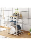 3-Tier Detachable Kitchen Dish Rack White