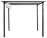 Clas Ohlson Pergola med soltak 2,9 x 2,9 meter