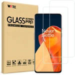WFTE [2-Pack Screen Protector for OPPO A74 5G/A54/Oneplus 9/9RT/9R/8T,Anti-fingerprint,Bubble-Free,Dust-Free Premium Tempered Glass Screen Protector For Oneplus 9