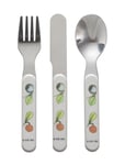 Elsa Beskow, Putte, Cuttlery, 3-Part *Villkorat Erbjudande Home Meal Time Cutlery Multi/mönstrad Rätt Start