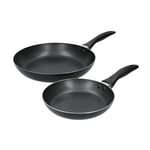 KitchenCraft Non-Stick Frying Pan Set - 20cm & 28cm