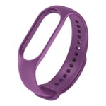 Strap for Xiaomi Mi Smart Band 6, Adjustable Colourful Replacement Watch Bracelet, Soft Breathable TPU Watch Band Waterproof Sport Strap Accessory for Mi Smart Band 6 - Purple
