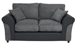 Argos Home Harry Fabric 2 Seater Sofa bed - Charcoal
