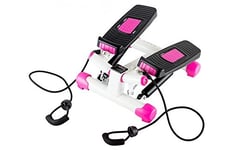 Mini Stepper 2 en 1 avec Cordes Elastiques, Fitness training, Affichage à  LED, Noir-Blanc - Appareil de fitness - Achat & prix