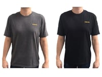 Stanley Clothing - T-Shirt Twin Pack Grey & Black - XXL