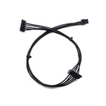 E-Meoly HDD Power Cable Computer Small 6pin Hard Disk Power Cable 6pin to SATA Serial Port Double Hard Disk Power Cable SATA Power Extension Cable, 5pcs Packed