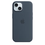 Apple iPhone 15 Silicone Case with MagSafe - Storm Blue Soft Touch Finish