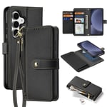 Dux Ducis Lawa Series Magnetic Wallet Skal Samsung Galaxy S25 - Svart
