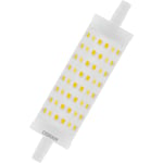Osram - led line R7S dim / led Tube: R7s, dimmable , 15 w, 125-W-remplacement, clair, blanc chaud, 2700 k - Weiß