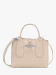 Longchamp Roseau Small Leather Top Handle Bag