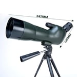 Bird Watching Waterproof Spotting Scope - 20-60X60 Zoom Monocular Telescope, with Tripod - with Camera Photography Mobile SLR Shooting for Viewing