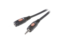 SpeaKa Professional SP-7870228 Jack Audio Forlængerkabel [1x Jackstik 3,5 mm - 1x Jacktilslutning 3,5 mm] 10.00 m Sort