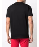 Dsquared2 Mens Icon Spray Logo-print T-shirt in Black Cotton - Size X-Large