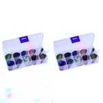 3 Förpackningar / 100 st Gitarrövnings plektrum Bärbara Gitarr plektrum Fingertoppsskydd 2 oxe2.5X3CM 2 oxe 2.5X3CM