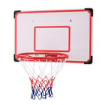 Nologo Over-The-Door Mini Basketball Hoop for Bedroom/Office, Wall-Mount Hanging Basketball Goal 27'' X 18'' ABS Plastic Backboard BTZHY