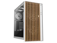 Nox Hummer Nxhummerelement, Tower, Pc, Vit, Trä, Atx, Itx, Micro-Itx, Akrylnitrilbutadienstyren (Abs), Stål, Härdat Glas, Trä, 18,1 Cm