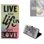 360° wallet case protective cover for Realme 11 Pro Design love