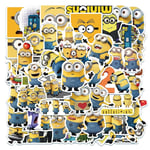 50 st Despicable Me Minions Cartoon Stickers Barnkalas Påse Dekal Laptop Bagage