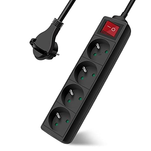 Brennenstuhl Bloc Multiprise Eco-line Socle 8 Prises Avec Interrupteur