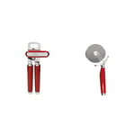 KitchenAid Stainless Steel Tin Opener – Empire Red & Stainless Steel Pizza Cutter - Empire Red