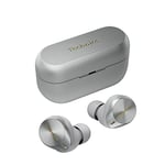 Technics EAH-AZ80E-S Wireless Earbuds with Noise Cancelling, Multipoint Bluetooth, Comfortable In-Ear headset, Up to 7 Hours Playtime, Silver