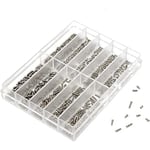 600 st 10 Typer 1,6-6mm Rostfritt Stål Klocka Baksida Boett Reparationsskruvar Kit