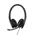 EPOS I SENNHEISER ADAPT 160T ANC USB-C - ADAPT 100 Series - headset - on-ear - wired - active noise cancelling - USB-C - black - Certified for Microsoft Teams, Optimised for UC