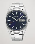 Seiko Classic Day Date 40mm Steel Blue Dial
