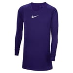 NIKE AV2611-547 Dri-FIT Park First Layer Sweatshirt Unisex Court Purple/White Size L