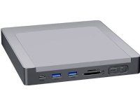 INVZI MagHub 8in1 USB-C docking station / Hub for iMac with SSD pocket (gray)