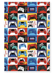 Gamer For Life Blanket Retro Gaming Controllers Soft Fleece Throw 100cm x 150cm