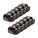 Makita BL1850B 18v 5Ah Battery Ten Pack (10x5Ah)