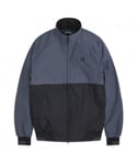 Fred Perry Mens J7506 491 Panel Block Grey Jacket - Size X-Small