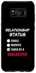 Coque pour Galaxy S8+ Statut de la relation avec le gardien de but, gardien de but drôle