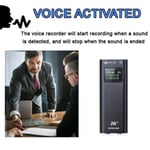 Aluminum Mini Lcd Audio Recorder Voice Activated Listening Devic B 8gb