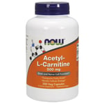 NOW Foods - Acetyl-L-Carnitine Variationer 500mg - 200 vcaps