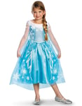 Elsa - Lisensiert Disney Frozen Deluxe Kostyme til Barn