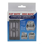 Filter 3-stegs Vattenautomat Closer Pets (CatMate) 4-p