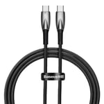 Baseus USB-C Kabel, 100W, 1m - Svart