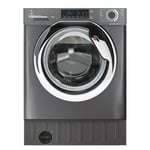 Hoover H-Wash 300 9kg 1600rpm Integrated Washing Machine - Grey HBWOS69TAMCRE-80