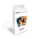 Zink Pack de 30 Papiers Autocollants 75x50mm - Impressions Instantanées de Qualité Supérieure, Couleurs Vives et Sans Encre Requise - Compatible avec appareils Kodak, Agfa, HP, Polaroid
